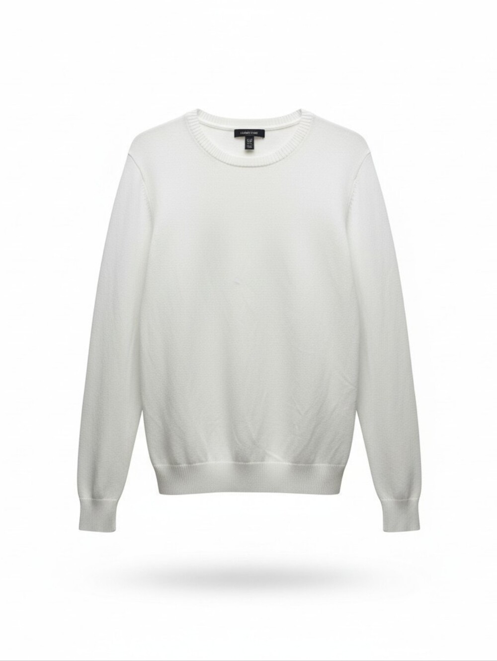 Lands' End Crewneck Sweater in White